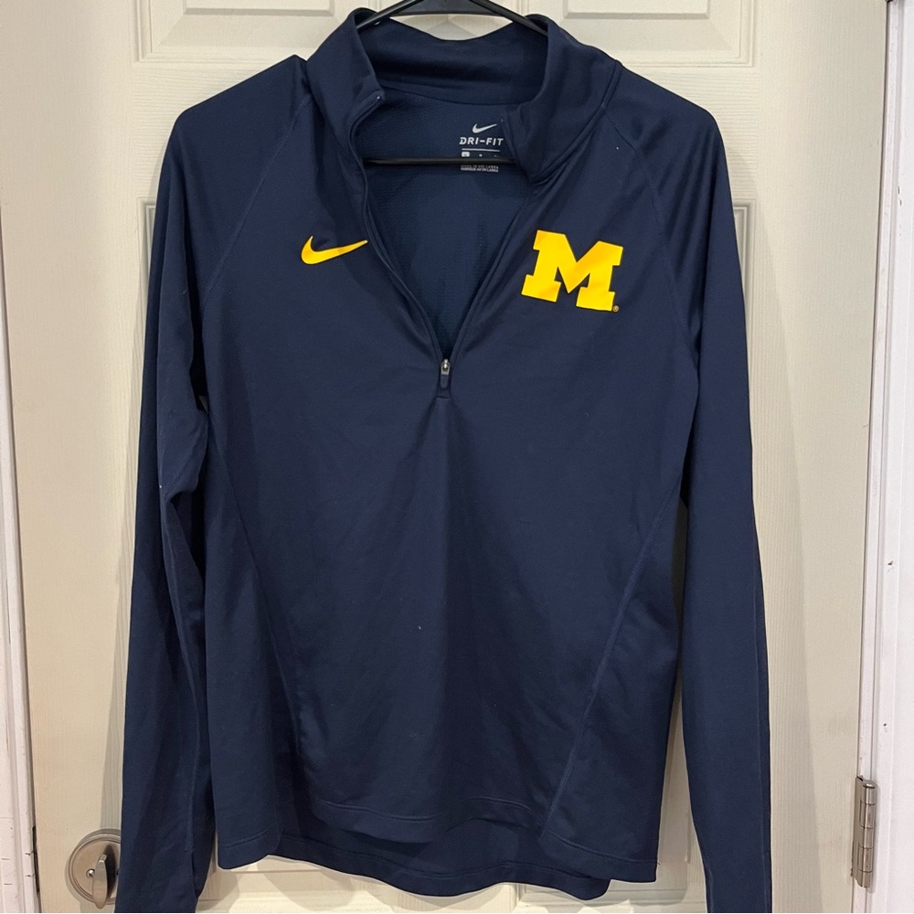 Michigan Dri-Fit quarter zip